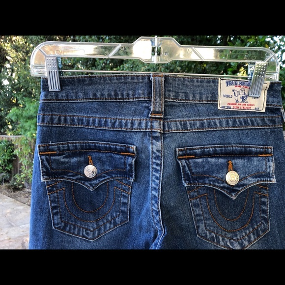 True Religion slim jeans with sewn patch, size 25 - Picture 4 of 4